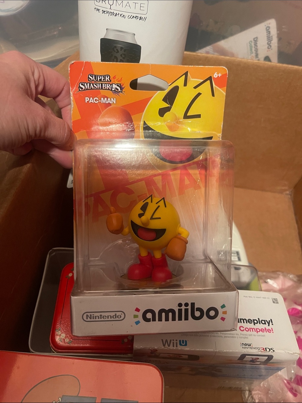Nintendo Pac-Man Amiibo Figure - Yellow, Red, Orange